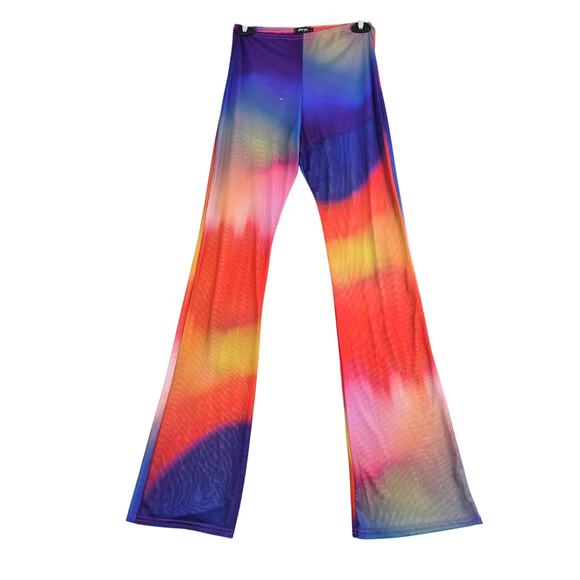 Nasty Gal Multicolor Straight Leg Pants - Picture 1 of 12